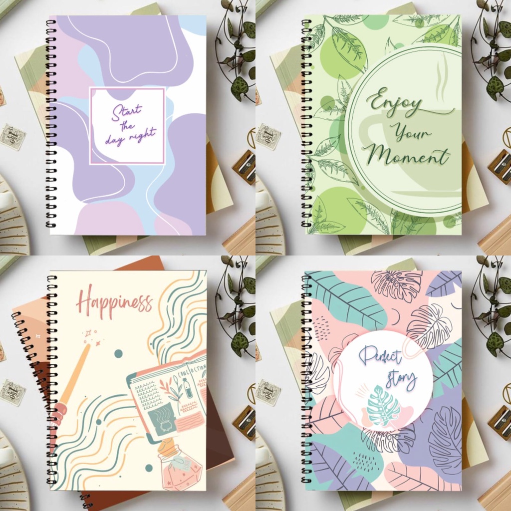 

NOTEBOOK MINI A6 BUKU TULIS CATATAN KECIL JOURNAL BOOK SPIRAL BOOK AESTHETIC