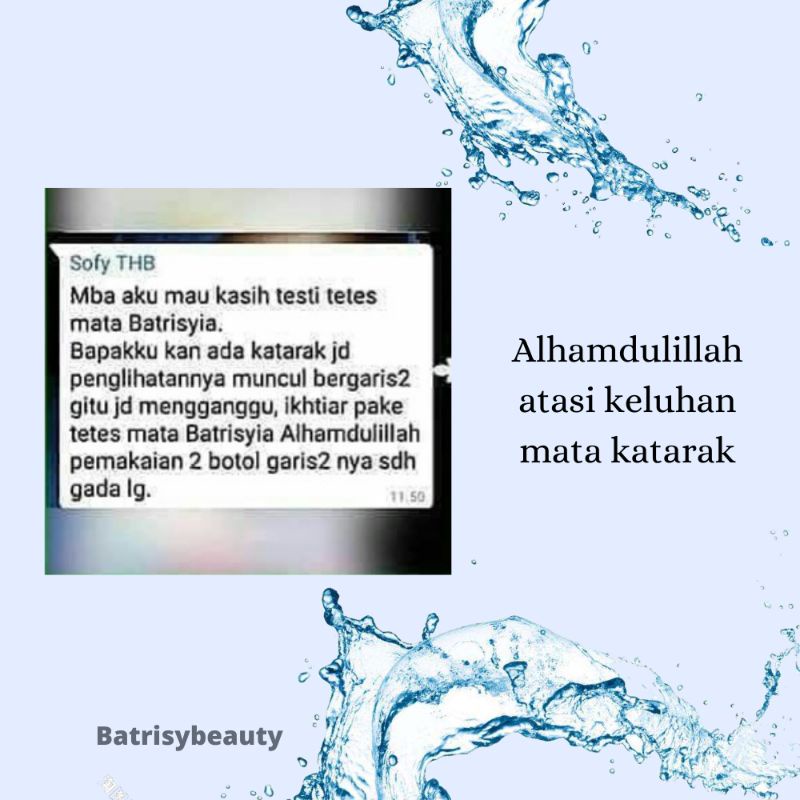 BISA COD !  tetes mata katarak alami herbal/obat mata katarak/ mata berlemak/ bergaris