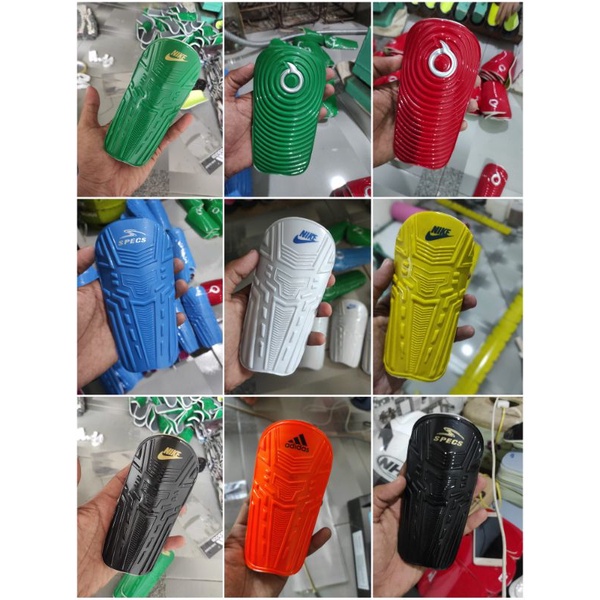 Deker Bola Embos Dekker Sepakbola Emboss Timbul Decker Futsal Anak dan Dewasa Shin Guard Sepak Bola Soccer Skin Guard Pelindung Tulang Kering Kaki