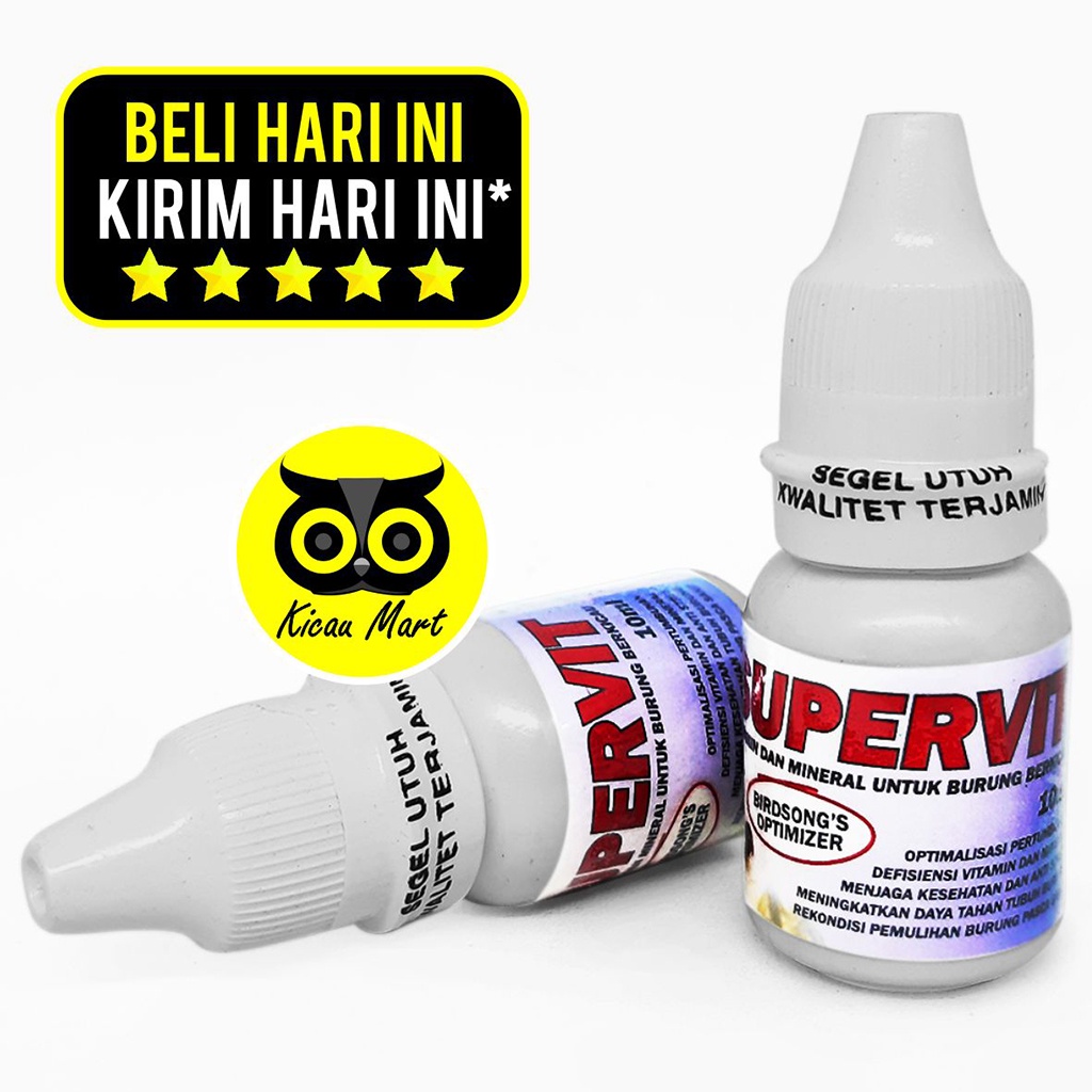 VITAMIN OBAT BURUNG SUPERVIT SMART MASTERING PENAMBAH GACOR NGEKEK KONSLET ATASI MACET BUNYI VTSVTSM