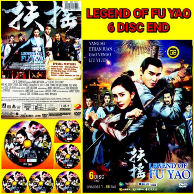 KASET FILM LEGEND OF FU YAO LENGKAP 6 DISC FULL EPISODE END-FILM SERIAL SILAT MANDARIN-FILM SERIAL S