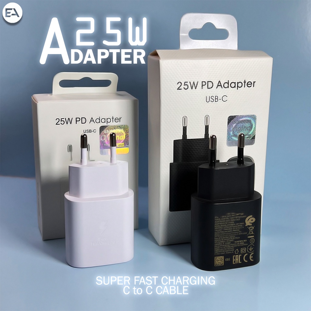 (GARANSI 6 BULAN) Adaptor Kepala Charger SMG 25W Super Fast Charging/Pengisian Daya Super Cepat ORIGINAL 100%