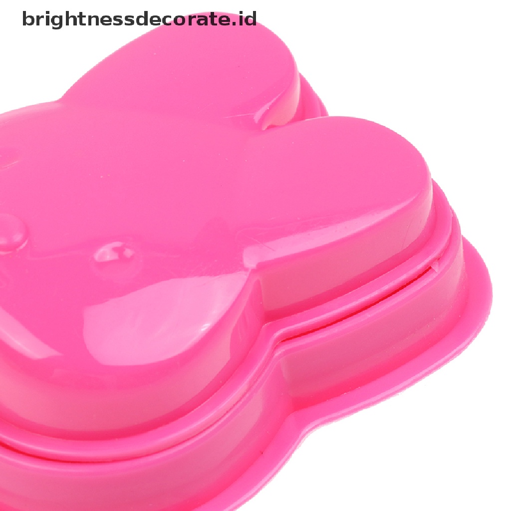 [Birth] 3pcs Cetakan Dapur Untuk Sushi Onigiri Kartun Bunny Kitty Bear Rice Ball Mold [ID]