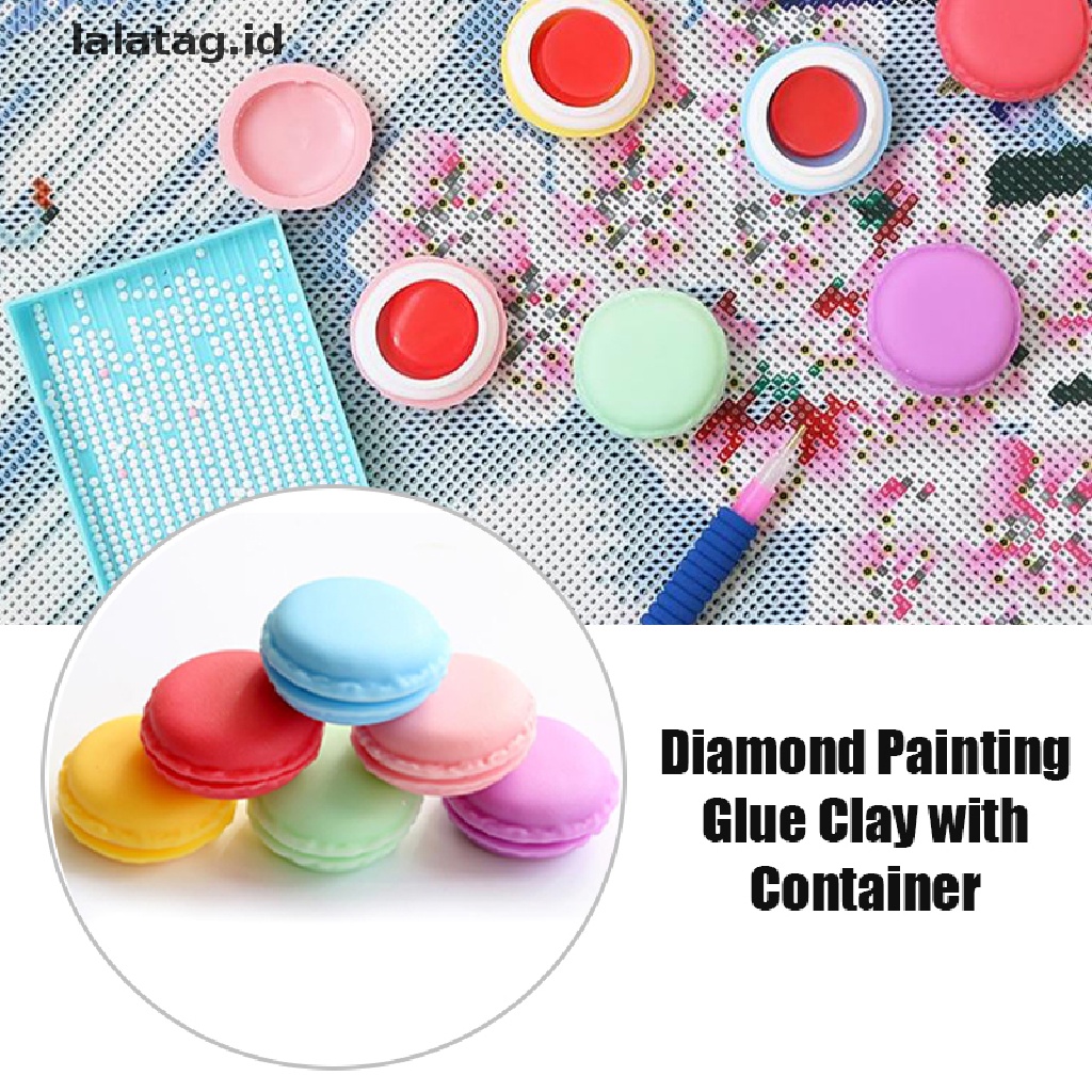 [lalatag] Diy Diamond Paing Lem Clay Bordir Cross Stitch Pengeboran Lumpur Aksesoris [ID]