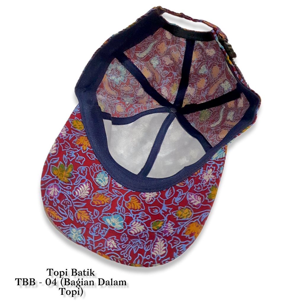 Topi Batik Baseball Handmade Batik Cap TBB_04 / Topi Batik Kain Baseball Jogja