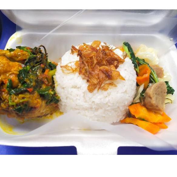 

⚡COD⚡ Nasi paket hemat ayam halal, higienis dan murah