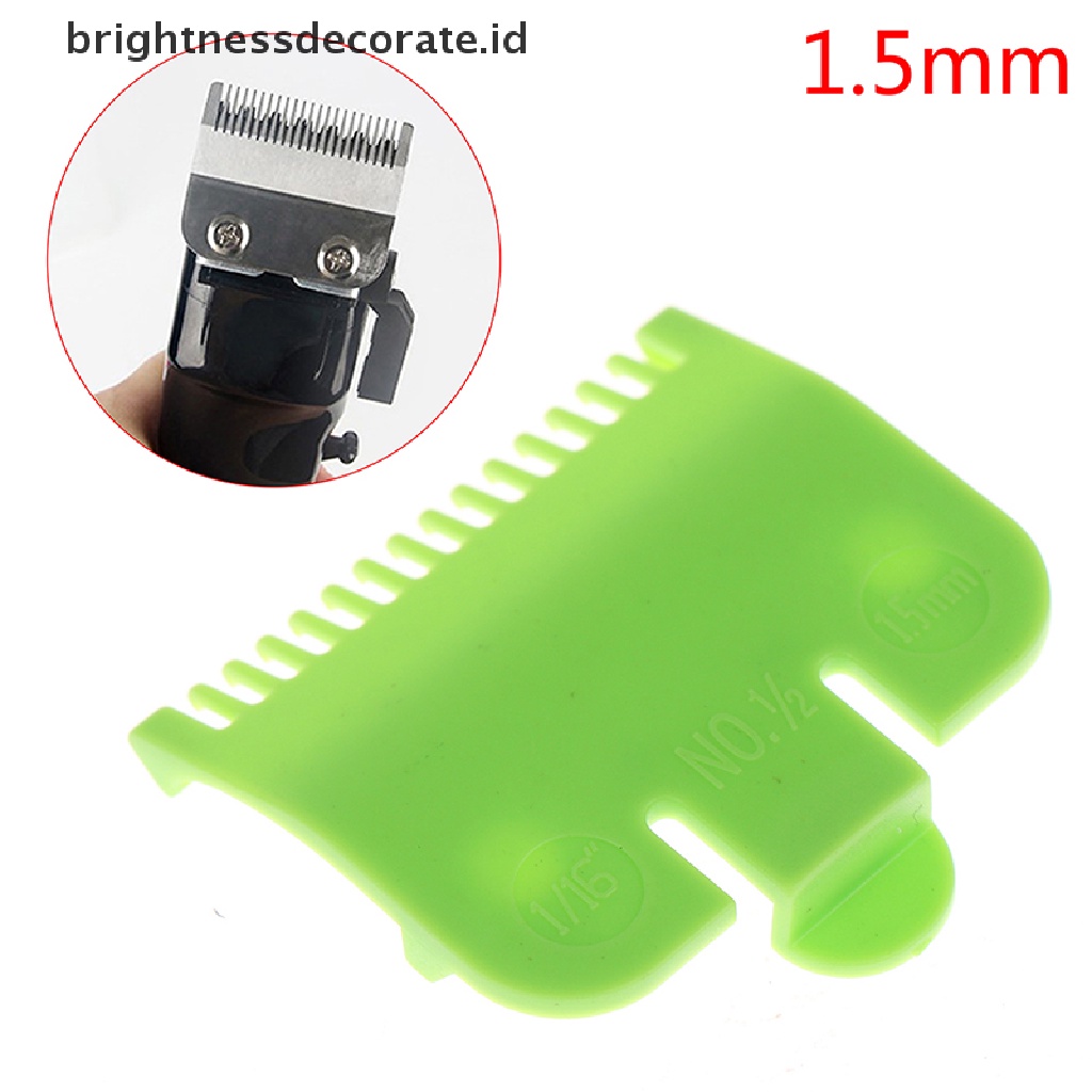 [Birth] 1pcs 1.5mm Profesional Cutg Guide Comb Hair Clipper Cutg Limit Sisir Pria [ID]