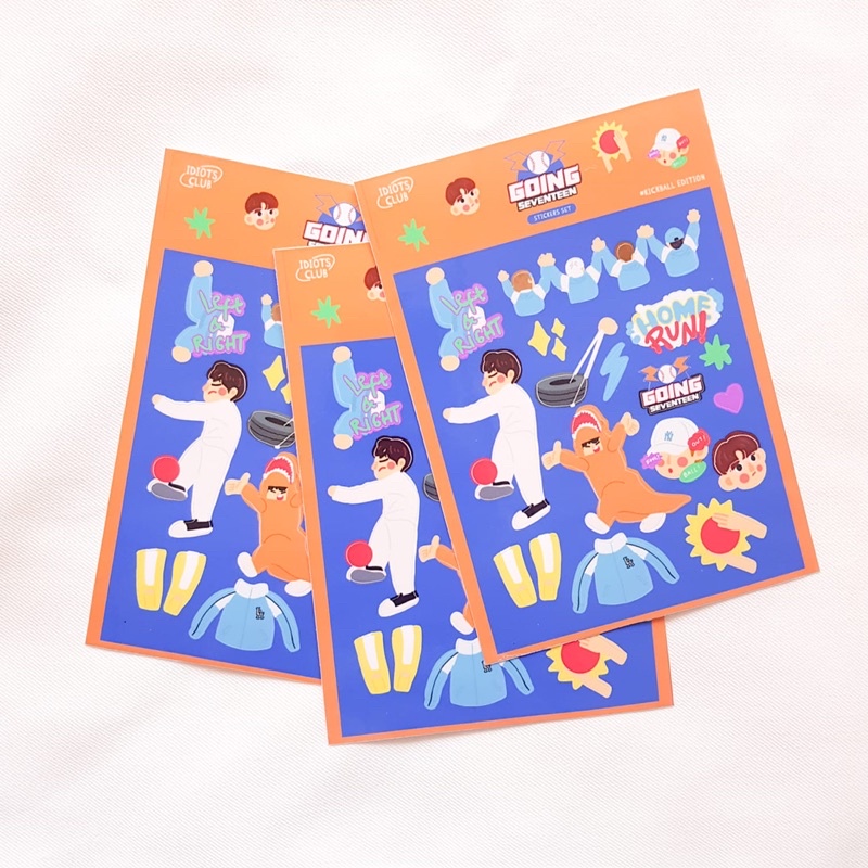 

Going Seventeen: Kickball Edition stickers set - idiotsclub