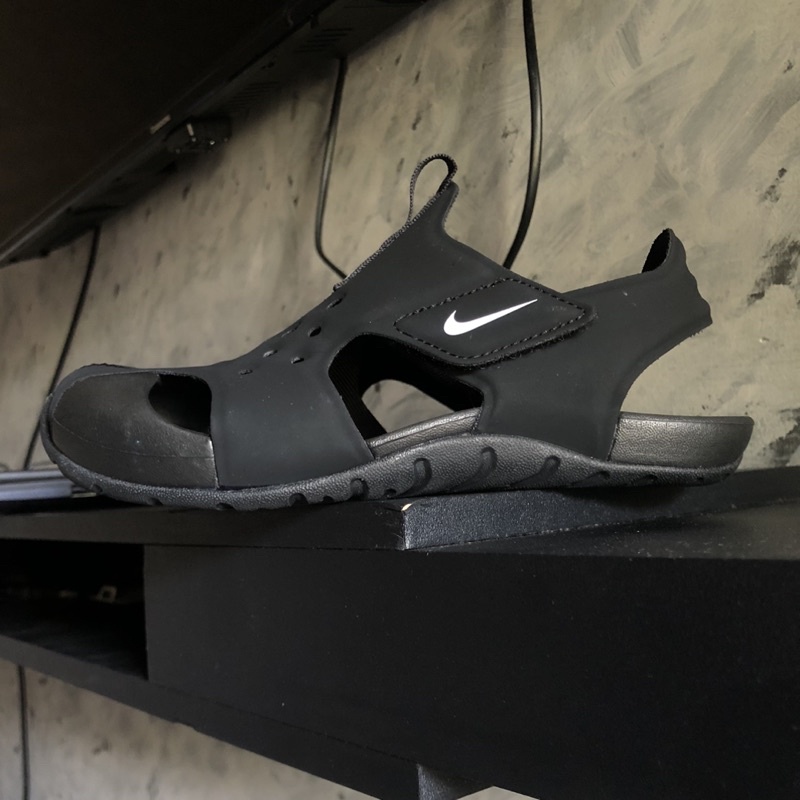 Sepatu Sandal Anak Nike Kids Sunray Protect 2 All Black