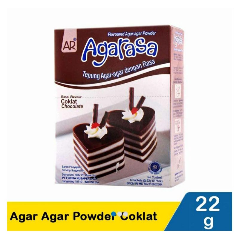 

Agar Rasa Agar Agar Powder Coklat 22G