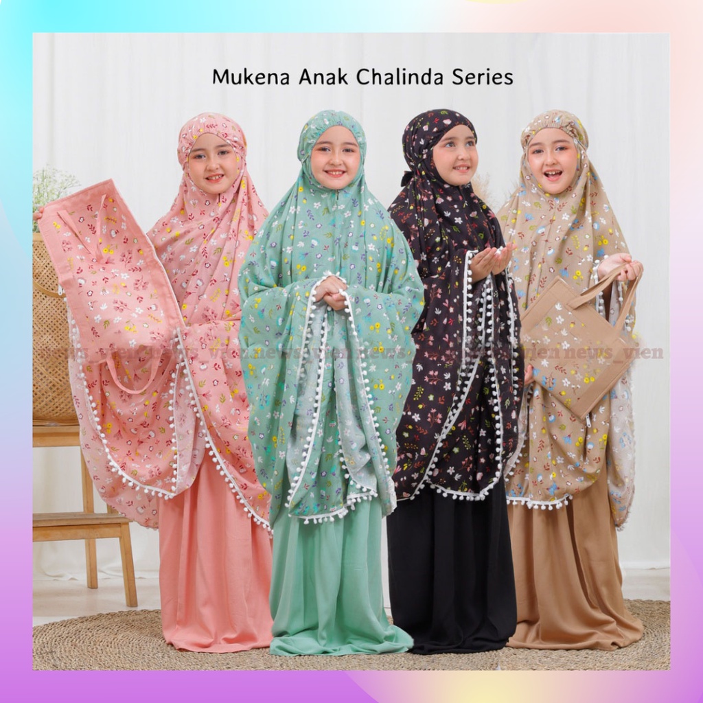 mukena terbaru official - Mukena anak perempuan tanggung rayon premium adem set sajadah usia 7 8 9 1