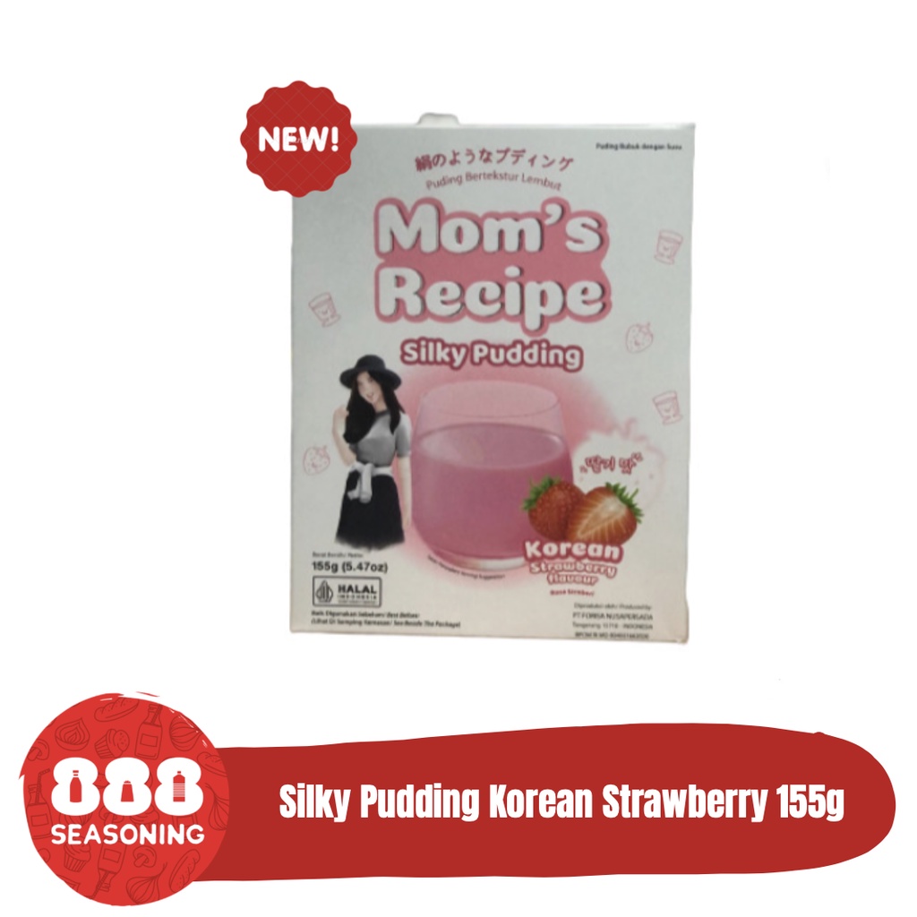 

SILKY PUDDING KOREAN STRAWBERRY FLAVOUR FORISA MOM'S RECIPE 155g