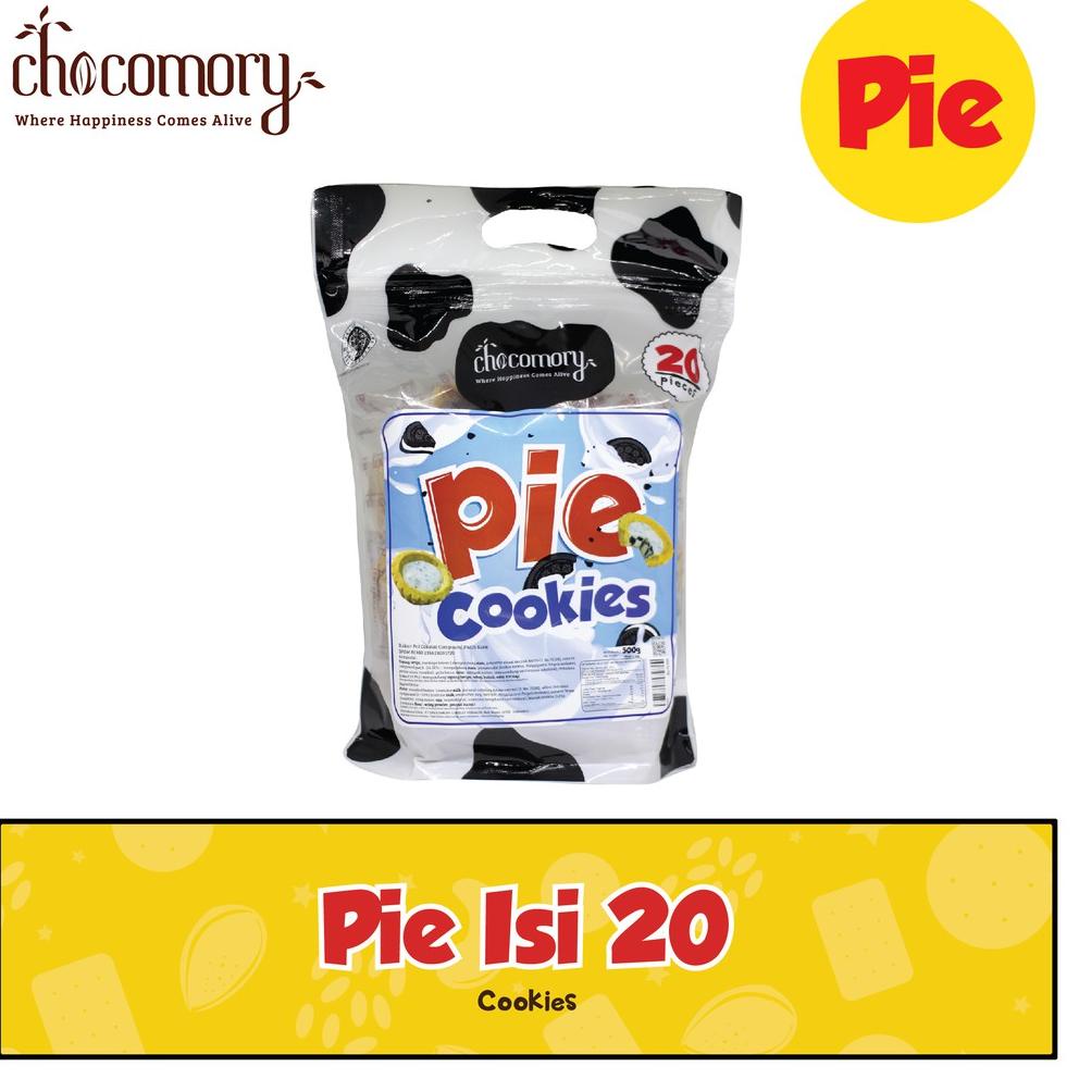 

Pasti Puas Chocomory Cookies & Cream Pie Isi 20 - 540 Gr x 1 Pc Perfect