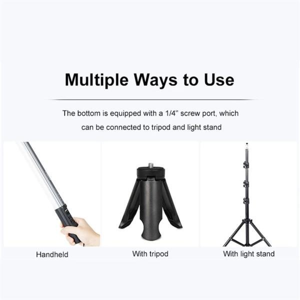 ALPHABIT Fill Light Stick LED Tube CRI95 Lampu Video Youtube W150RGB