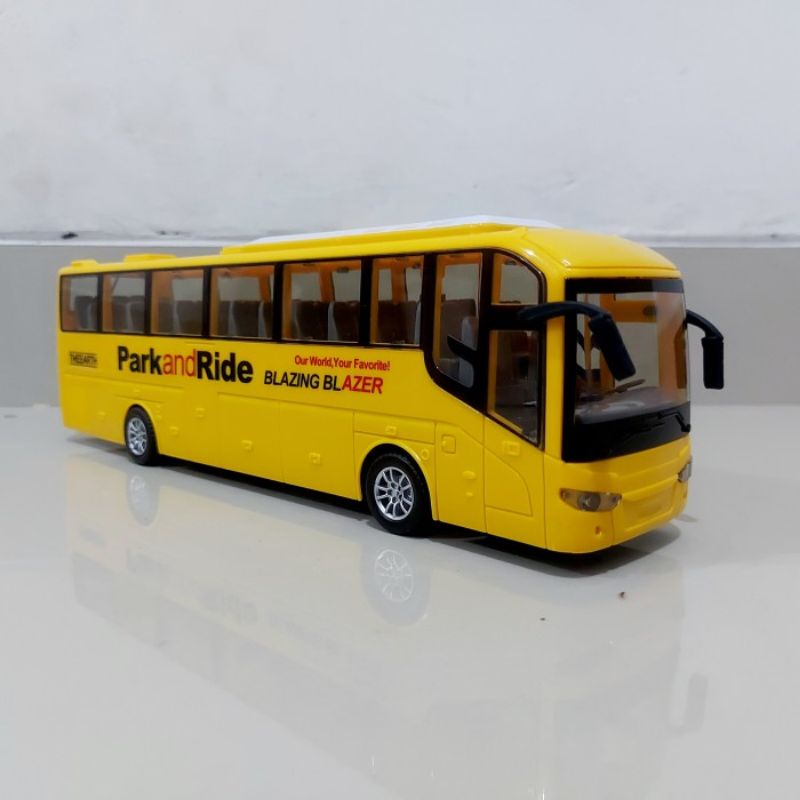 RC CAR BUS BATRE CAS EDUKASI - MAINAN MOBIL BIS REMOTE CONTROL ANAK