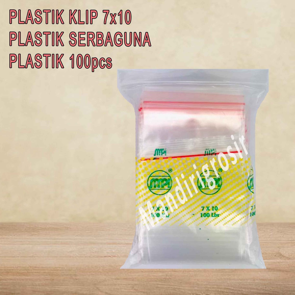 Plastik Klip Serbaguna* Plastik Klip 7X10* Plastik isi 100pcs