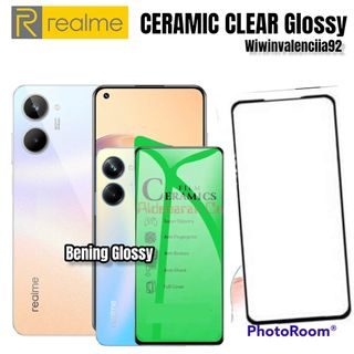 Tempered Anti PECAH REALME 11 10 10Pro 11 Pro+ KERAMIK TPU Clear-Bening/Glossy/Bluelight Glosy/Blue Light Matte/A Glare-A-Minyak-OIL Mate Doff/Anti SPY Privacy-Tidak Bisa lihat Dari samping-Black-Hitam-Gelap/kaca Full Cover CUSTOM CERAMIC- NFC 5G Plus 4G