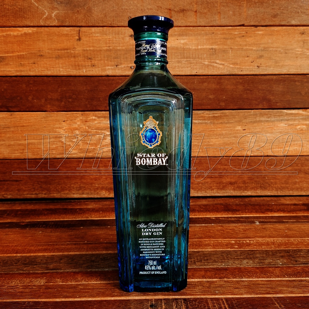 Botol bekas - bombay saphire buat koleksi pajangan