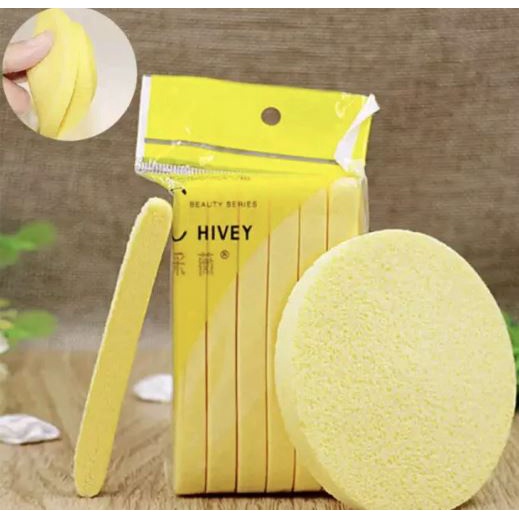 Sponge Stick 12 batang / Compressed Facial Sponge / Spon Kentang Chivey Beauty / Spon Facial best seller