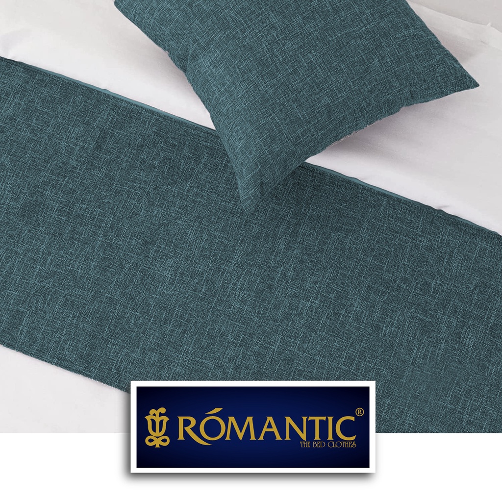 Bed Runner / Selendang kasur Denim by ROMANTIC standard Hotel minimalis