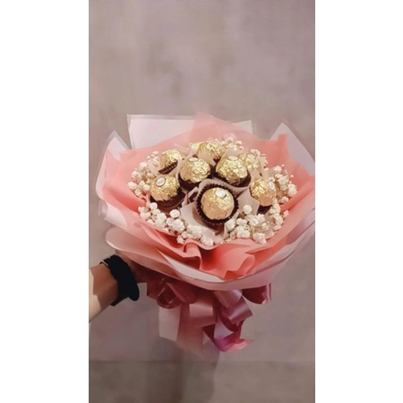 

KADO VALENTINE COKLAT FERRERO ROCHER BUNGA/ ULTAH PINDAH RUMAH BUKET HADIAH GIFT