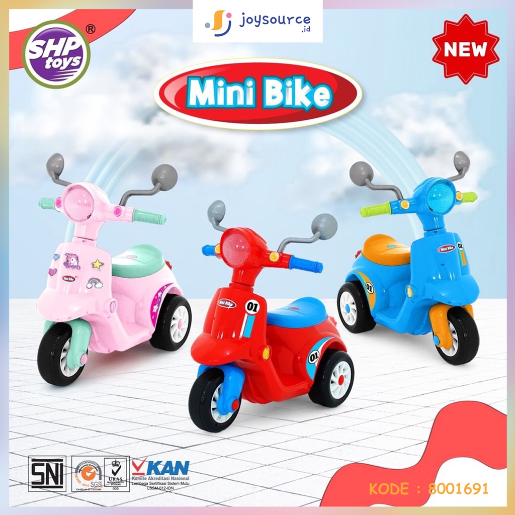 MAINAN SCOOTER DORONG ANAK / MOTOR DORONG MINI BIKE SHP TOYS MB 691