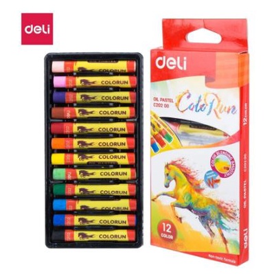 

Deli Oil Pastel 12 Color - C20200