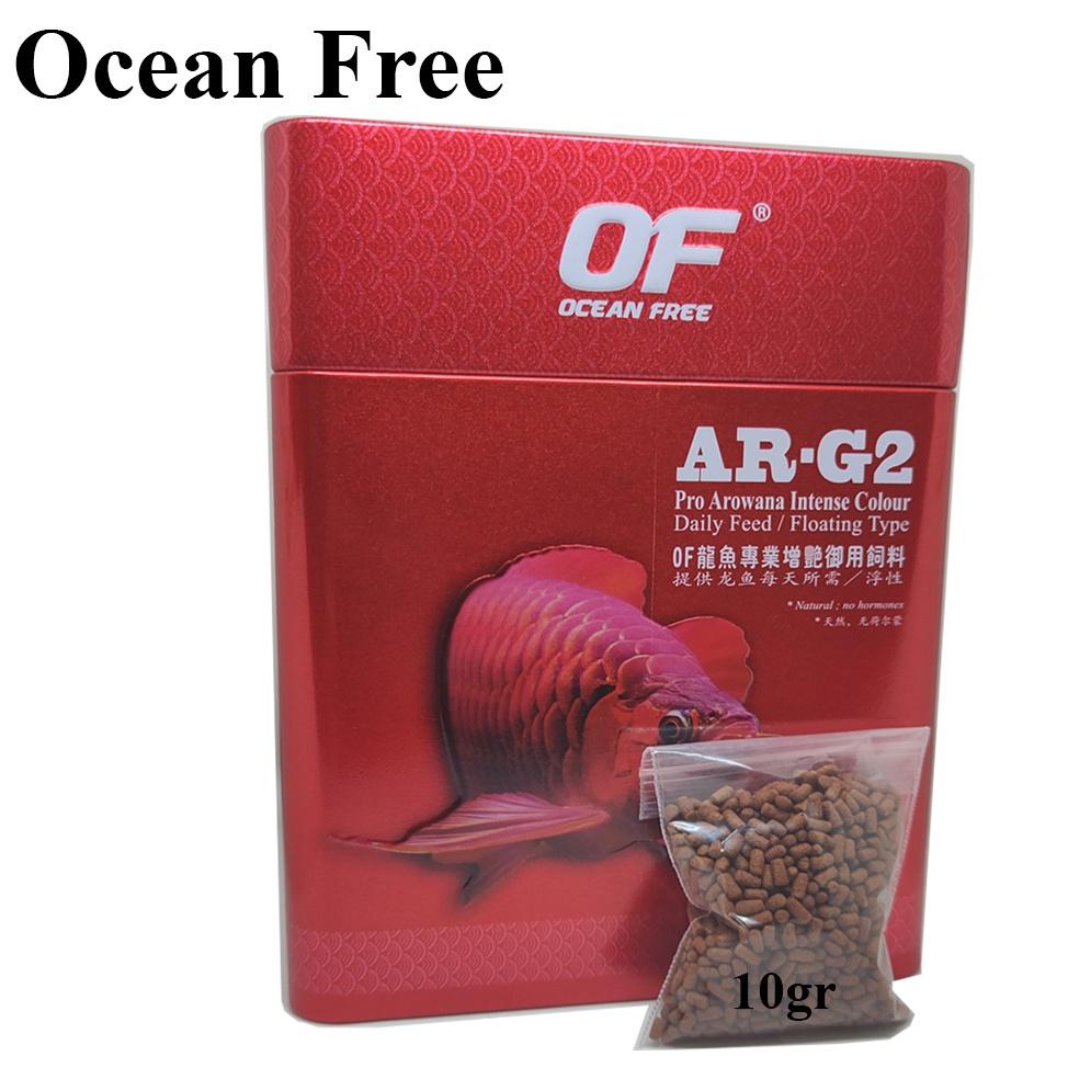 779MP Pelet Premium Ikan Arowana / Arwana SR (Super Red), RTG (Golden Red), Golden 24k Ocean Free Repack 10gr Bestseller