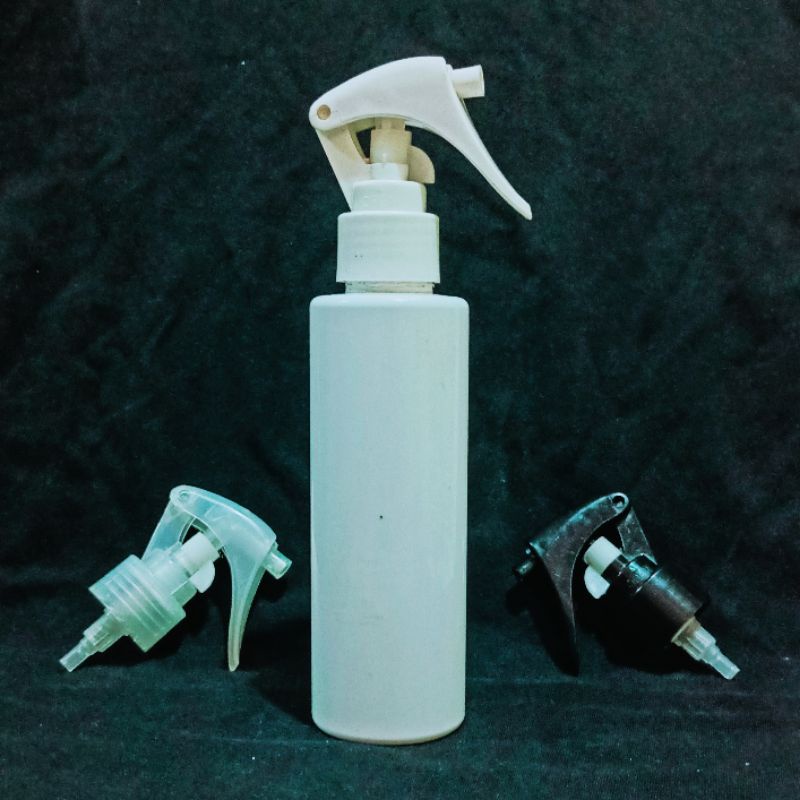 Botol Spray Triger 150ml  Putih / Botol PET RF 150ml Putih Tutup Spray Triger