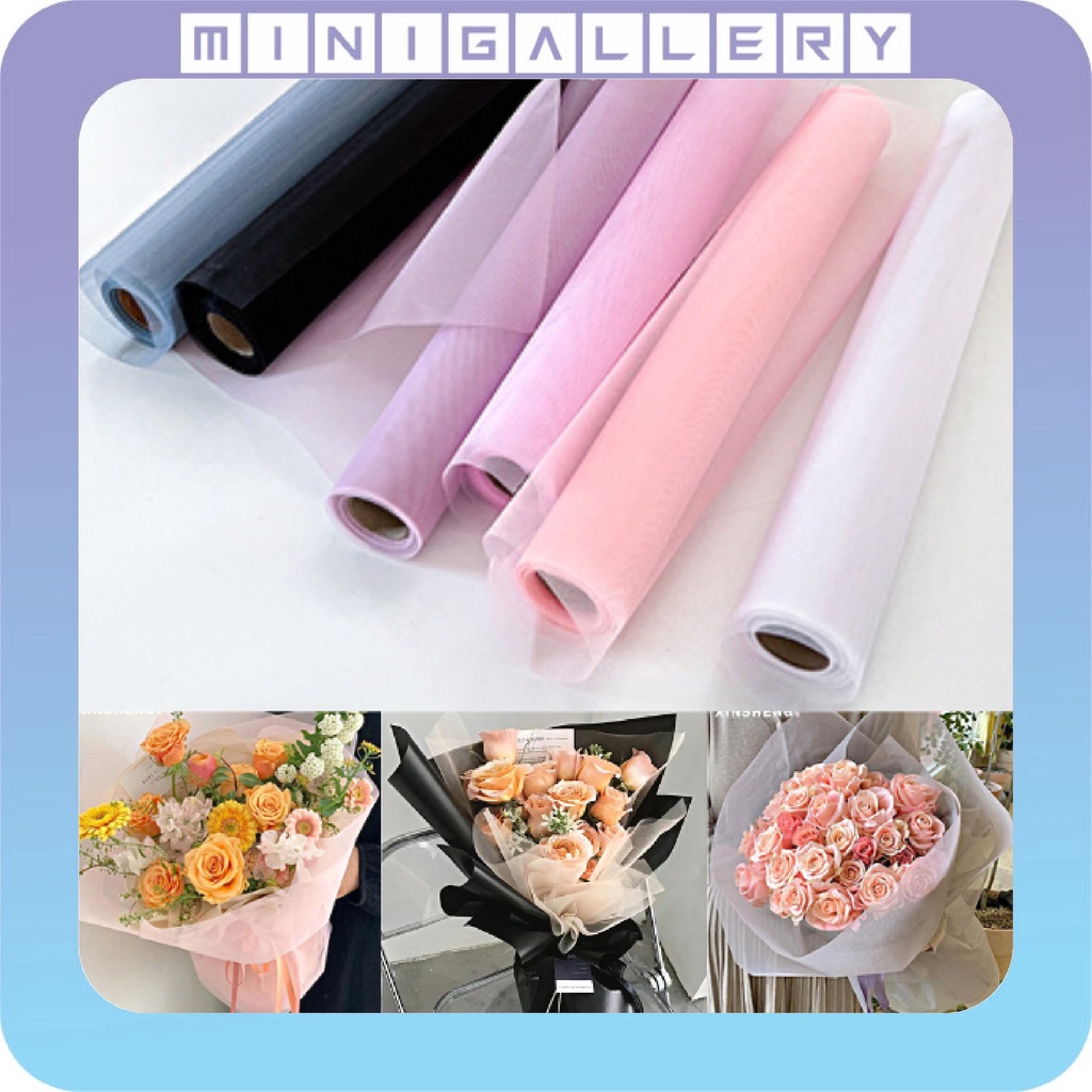 

Flower Wrapping Snow Tile Lembaran Kain Tile Roll Pembungkus Buket Bunga KB6276