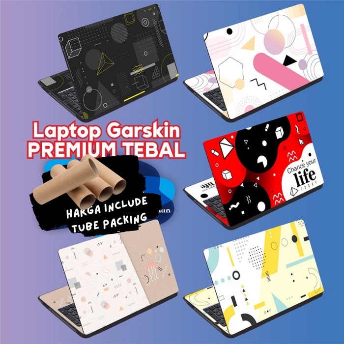 Skin Garskin Laptop 10 12 14 15 17 Inch Memphis Minimalis Lenovo Asus Acer