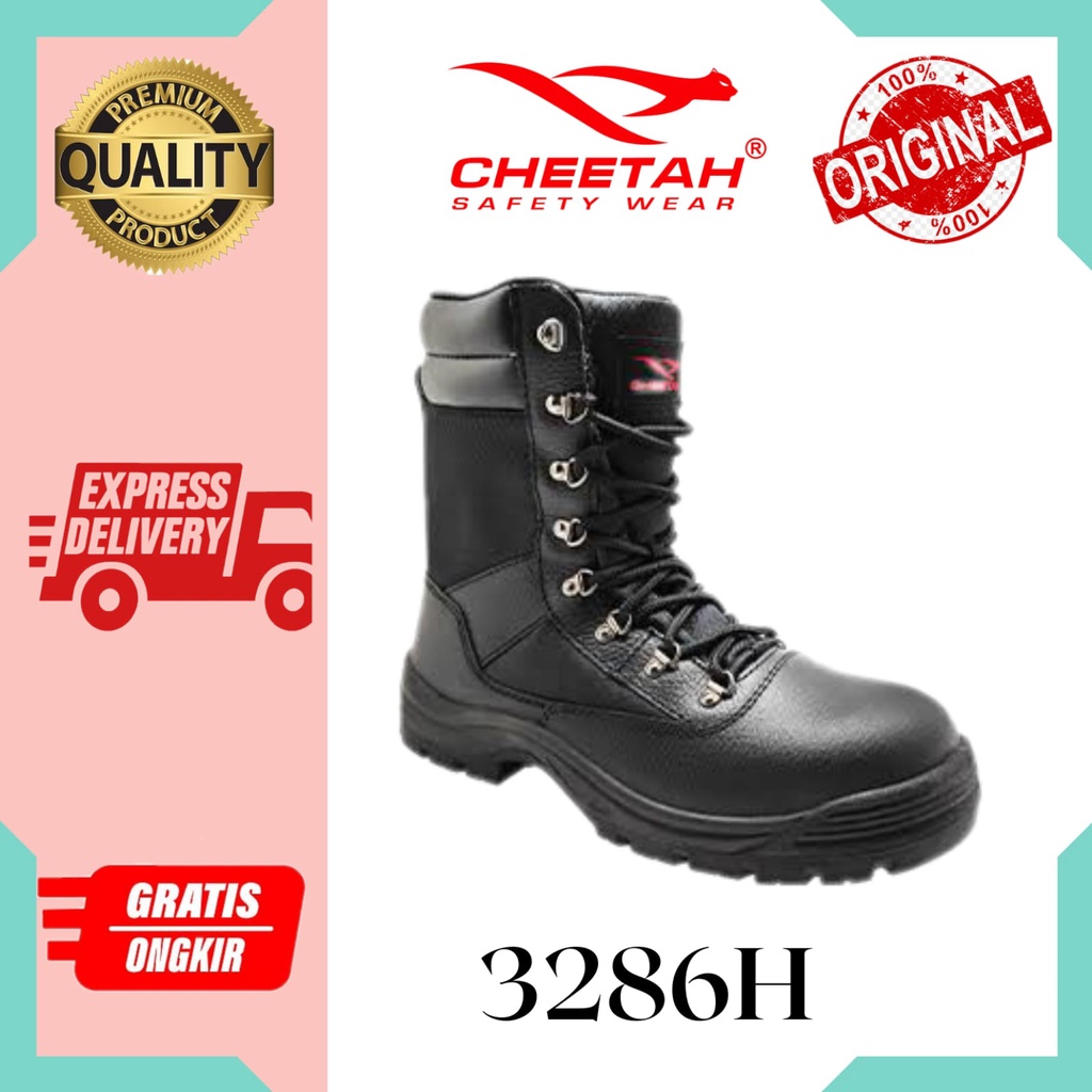 Sepatu Safety Shoes Cheetah Revoulution 3286H PDL