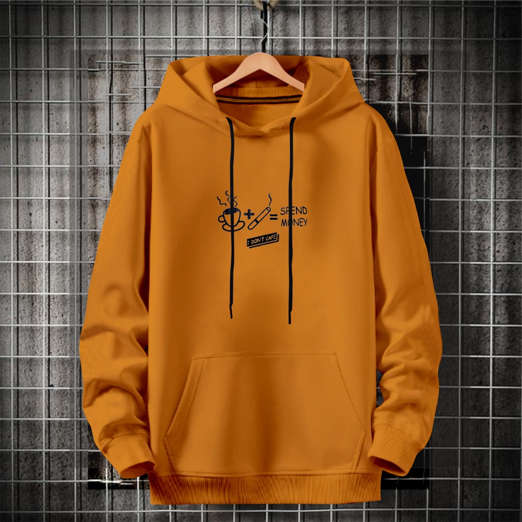 Sweater hoodie pria SPEND MONEY terbaru / hoodie pria kekinian kwalitas distro