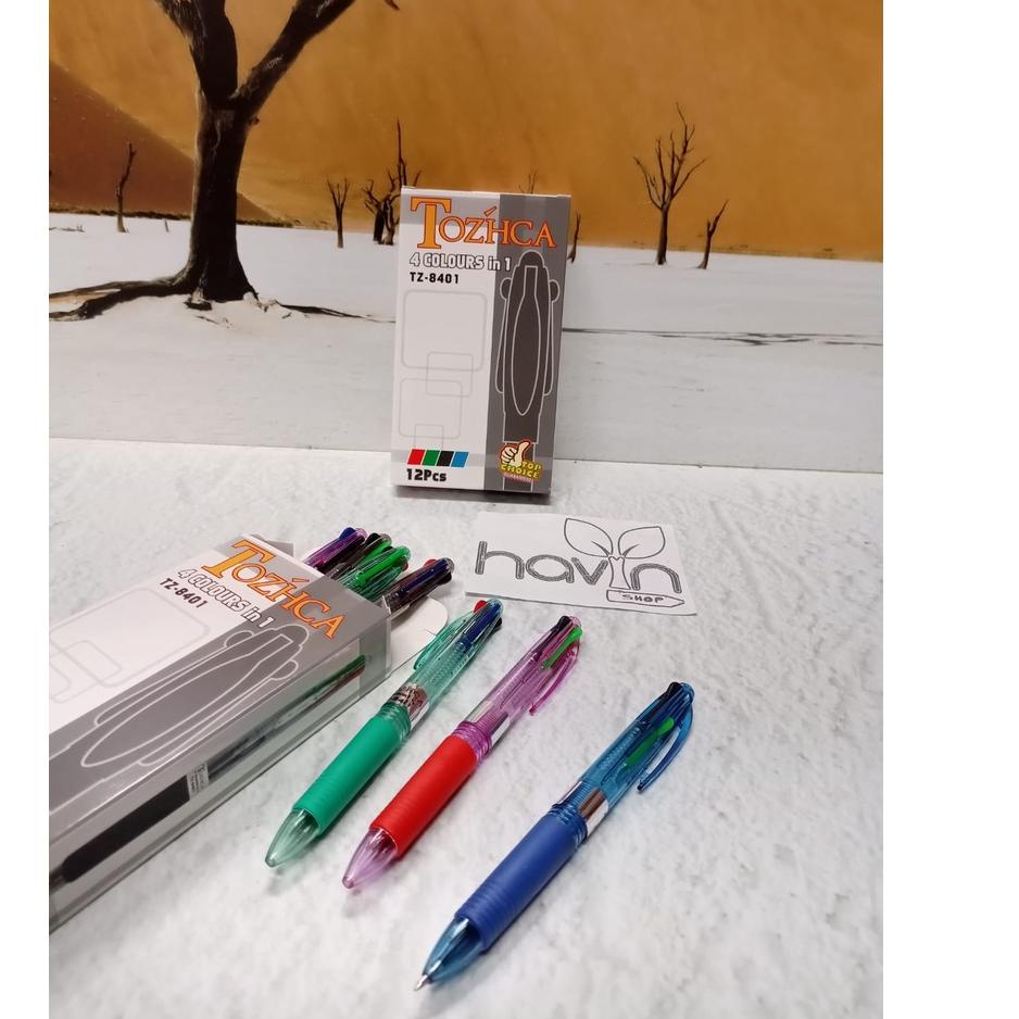 

KBUD♕ (12pc) pen 4 warna cetek/bolpen cetek 4warna Bagus Dipakai