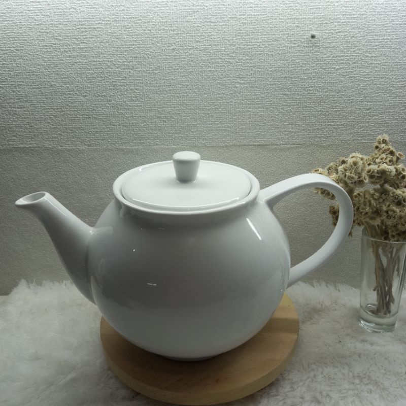 TEKO KERAMIK HOTEL 1600ML/TEKO TEH KERAMIK/TEKO RESTORAN/TEKO LUCU/TEA POT
