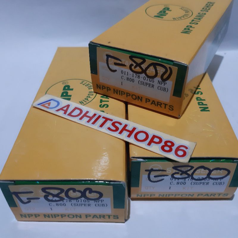 STANG SEHER C800 C 800 STANG PISTON C800  CONROAD C800 CONROD C800  C 800 KODE STANG 178 PEN 15mm