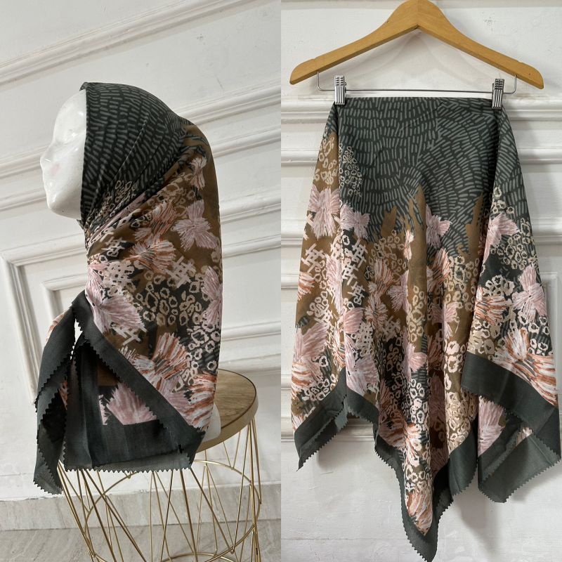 Afrahijab/ Segi Empat Voal New Motif 073