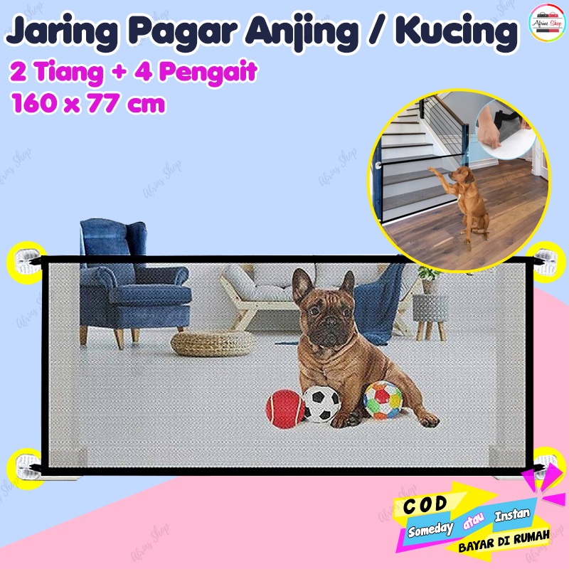 Jaring Pagar Penghalang Ruang Kucing Anjing