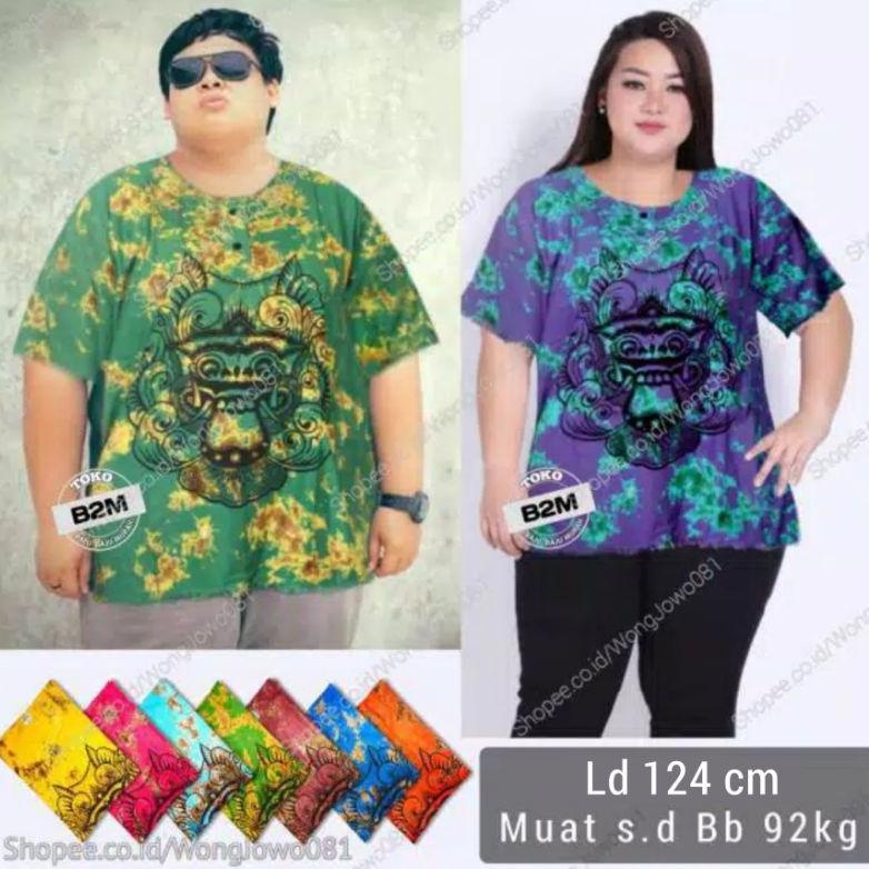 Grosir Baju Barong Bali SUPER JUMBO Kaos Pantai Baju Santai BIG Size ATCZ08370