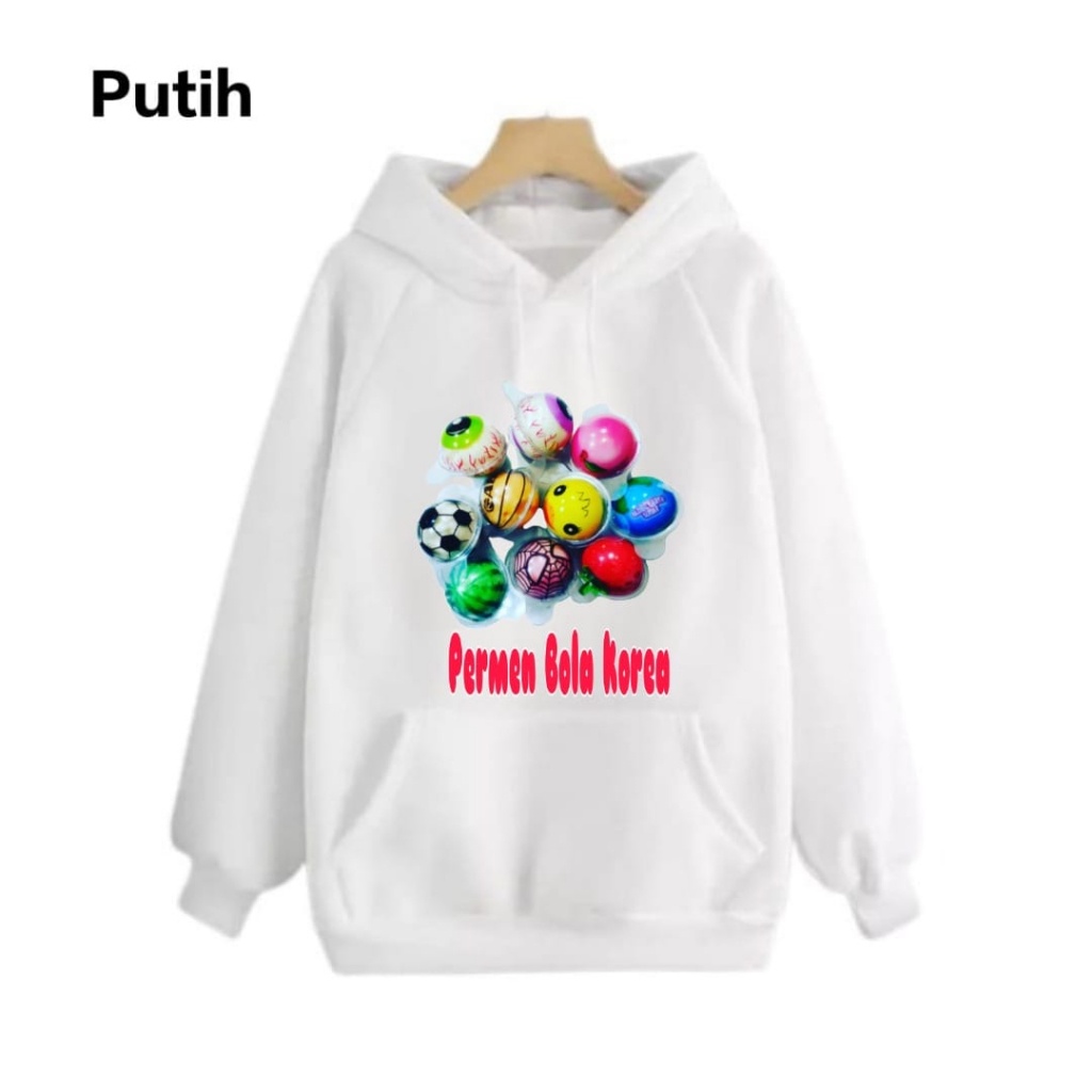 Hzl_outfit Hoodie Sweater Anak Permen Bola Korea/Hoodie Anak Anak (BAYAR COD)