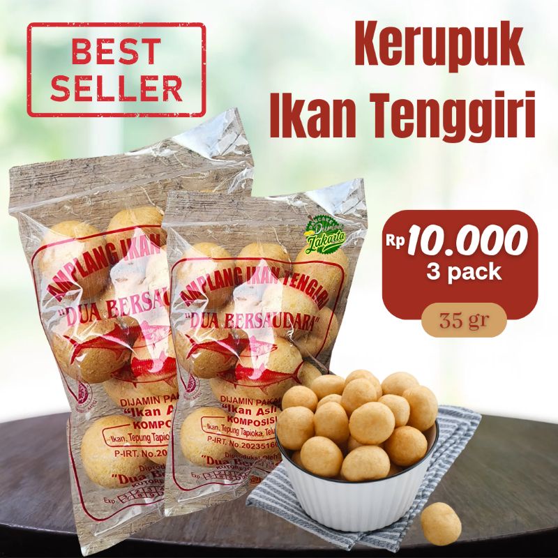 

KERUPUK IKAN TENGGIRI buy 1 get 1
