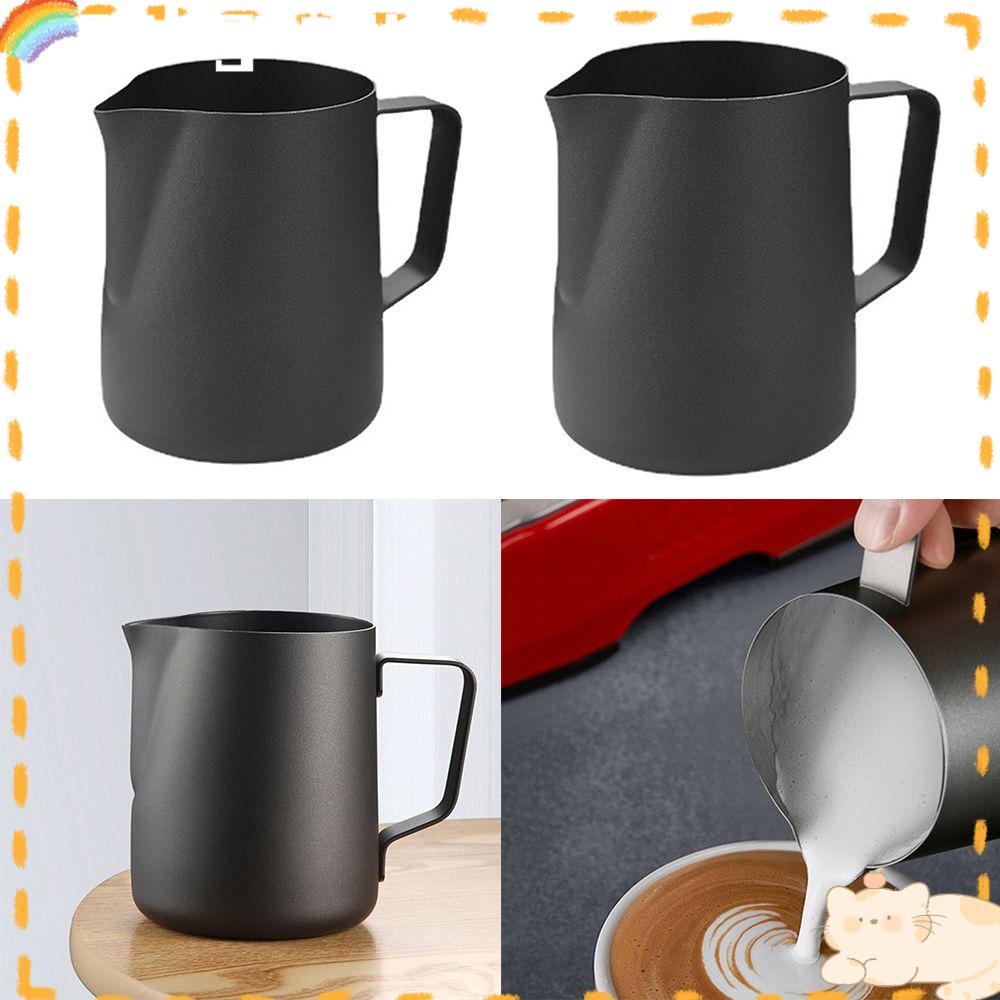 Solighter Milk Frothing Pitcher Barista Steam Pitcher Milk Frother Steamer Cup Teko Kukus Kopi Susu