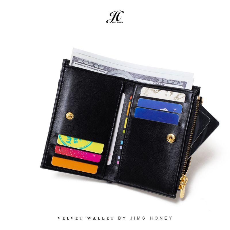 Velvet wallet dompet lipat wanita original jims honey realpic exclusive free box