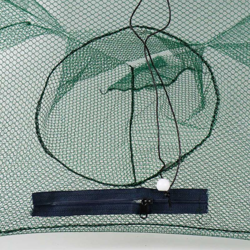 Alat Jaring Pancing Ikan Bubu Payung Perangkap Udang Ikan Kepiting Hexagonal 6 Hole Fishing Net Trap Cage