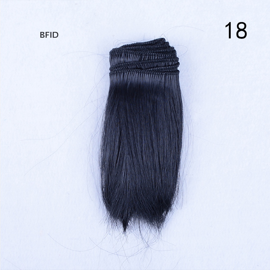 [BFID] 10cmx100cm DIY Welf Fringe Wig High-temperature Wire Hair Untuk 1 /3 1 /4 BJD Doll [ID]