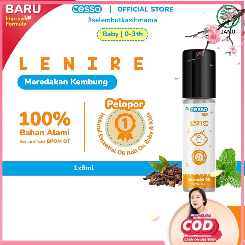 [BF] [100% ORIGINAL] CESSA BABY LENIRE - ESSENTIAL OIL MENENANGKAN BAYI REWEL / NANGIS TERUS
