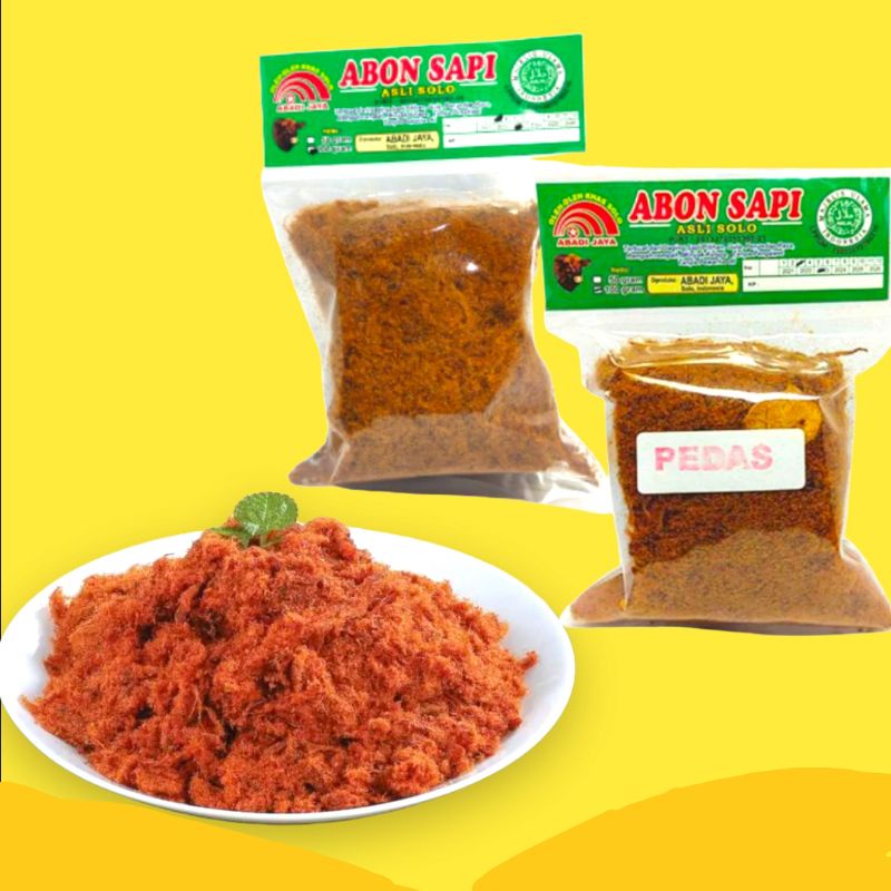 

ABON SAPI ASLI PREMIUM|MANIS DAN PEDAS| 100%HALAL |DARI DAGING SAPI PILIHAN ASLI SOLO|