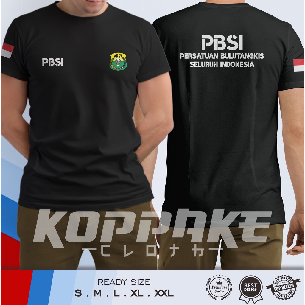 Kaos Baju PBSI Persatuan Bulutangkis Seluruh Indonesia Kaos Distro