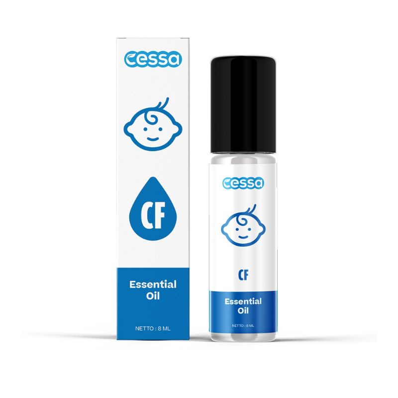 (Kemasan Baru) Cessa Cough & Flu (CF) Cessa Biru Cough N Flu | Essential Oil Bayi