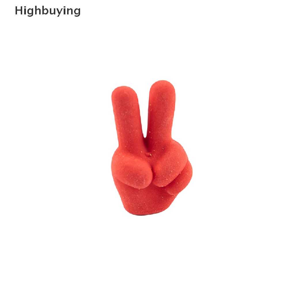 Hbid 5pcs/lot Penghapus Gerakan Jari Pensil Atas DIY Penghapus Karet Siswa Sekolah Anak Perlengkapan Sekolah Glory